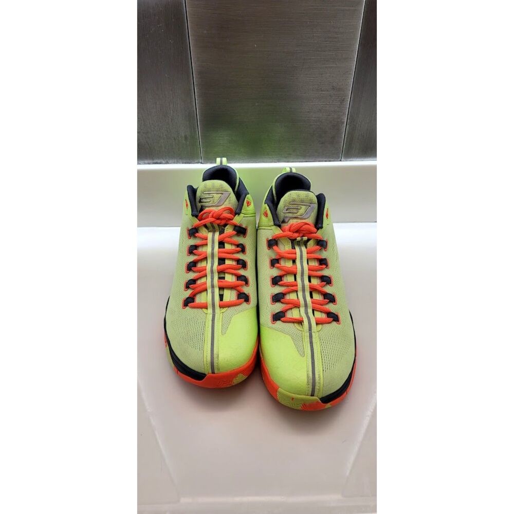 Jordan CP3 IX AE X Poison Lime Green Orange Basketball Shoes Street Men's 9.5 - Picture 5 of 7